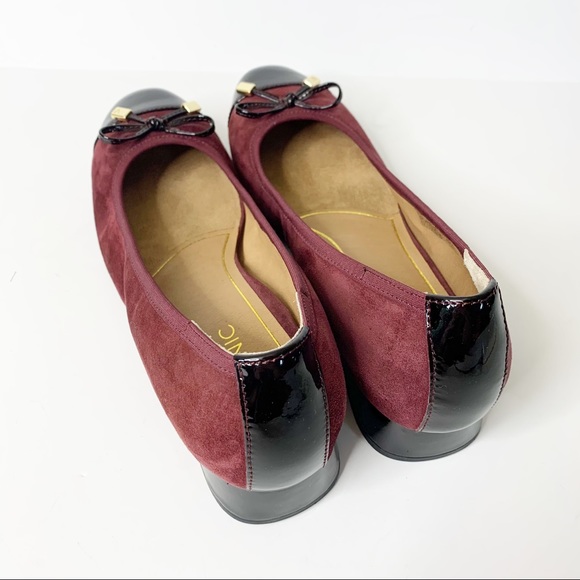 Vionic Daphne Suede Patent Block Heel Size 9.5 - Picture 7 of 11